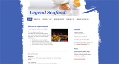 Desktop Screenshot of legendseafood.net